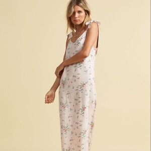Billabong X Salty Blonde Floral Open Back Dress